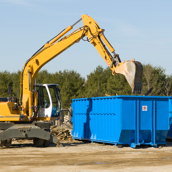 are there any restrictions on where a residential dumpster can be placed in Fox Lake Wisconsin